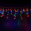 Jingle Jollys 500 LED Solar Powered Christmas Icicle Lights 20M Outdoor Fairy String Party Multicolour Deals499
