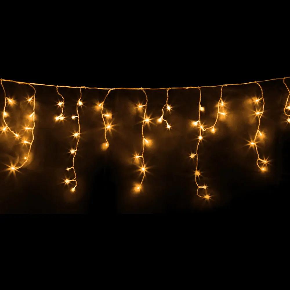 Jingle Jollys 500 LED Solar Powered Christmas Icicle Lights 20M Outdoor Fairy String Party Warm White Deals499