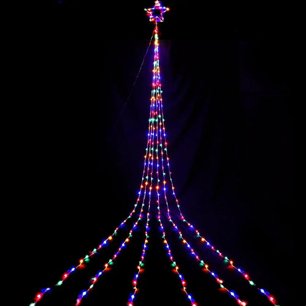 Jingle Jollys 5M Christmas Curtain Lights LED Motif Fairy String Light Outdoor Deals499