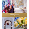 Jingle Jollys 6X3M Christmas Curtain Fairy Lights String 600LED Party Wedding CW Deals499