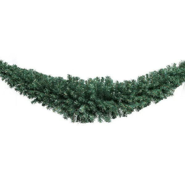 Jingle Jollys Christmas Garland 2.4M Xmas Tree Decoration Green Deals499