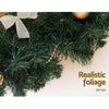 Jingle Jollys Christmas Garland 2.4M Xmas Tree Decoration Green Deals499