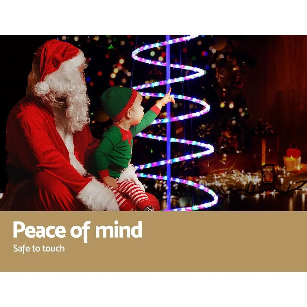 Jingle Jollys Christmas LED Motif Light 1.88M Tree Waterproof Colourful Deals499