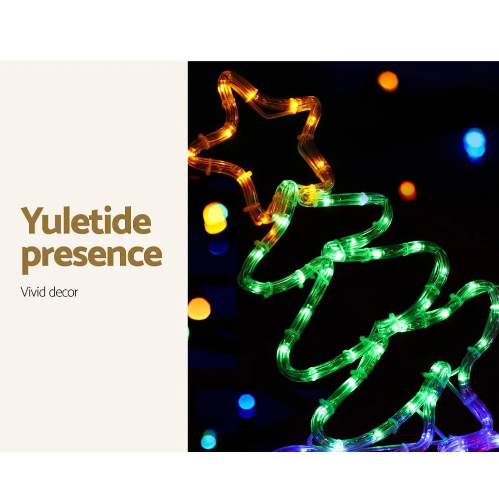 Jingle Jollys Christmas Lights Motif LED Rope Light Train Xmas Decor Deals499