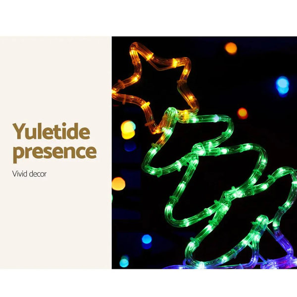 Jingle Jollys Christmas Lights Motif LED Rope Light Train Xmas Decor Deals499