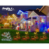 Jingle Jollys Christmas Motif Lights LED Rope Reindeer Waterproof Colourful Xmas Deals499