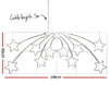 Jingle Jollys Christmas Motif Lights LED Star Fall Light Waterproof Outdoor Xmas Deals499