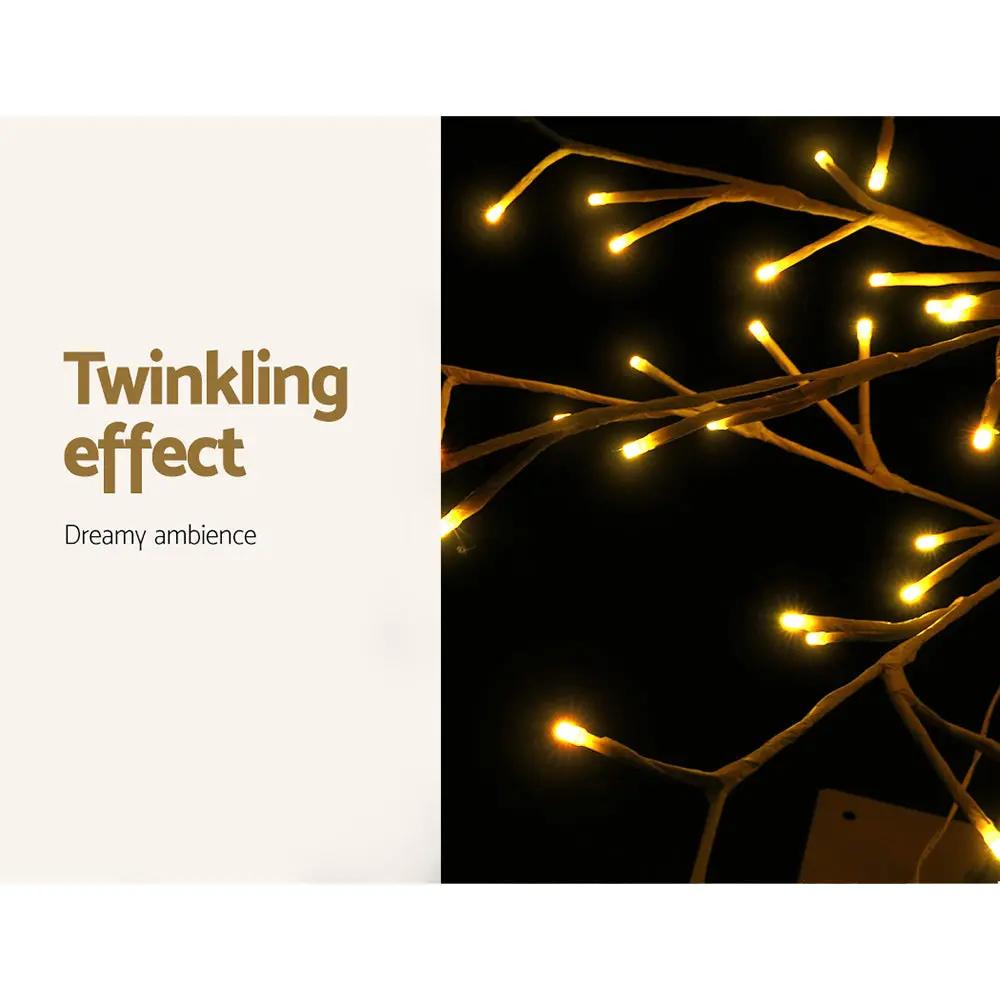 Jingle Jollys Christmas Tree 1.8M 176 LED Xmas Multicolour Lights Optic Fibre Deals499