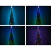 Jingle Jollys Christmas Tree 1.8M 298 LED Xmas Multi Colour Lights Optic Fibre Deals499