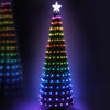 Jingle Jollys Christmas Tree 1.8M 298 LED Xmas Multi Colour Lights Optic Fibre Deals499