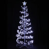 Jingle Jollys Christmas Tree 1.8M 320 LED Xmas Cold White Lights Optic Fibre Deals499