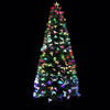 Jingle Jollys Christmas Tree 1.8M 6FT LED Xmas Multi Colour Lights Optic Fibre Deals499