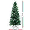 Jingle Jollys Christmas Tree 1.8M 6FT LED Xmas Multi Colour Lights Optic Fibre Deals499
