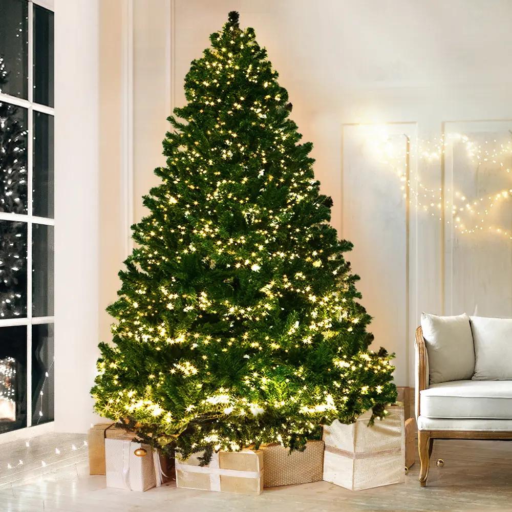 Jingle Jollys Christmas Tree 1.8M Xmas Tree with 1980 LED Lights Warm White Deals499