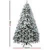 Jingle Jollys Christmas Tree 1.8M Xmas Trees Decorations Snowy 520 Tips Deals499