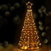 Jingle Jollys Christmas Tree 2.1M 264 LED Xmas Trees Solar Power Warm White Deals499