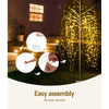 Jingle Jollys Christmas Tree 2.1M 600 LED Trees With Lights Warm White Deals499