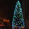 Jingle Jollys Christmas Tree 2.1M 7FT LED Xmas Multi Colour Lights Optic Fibre Deals499