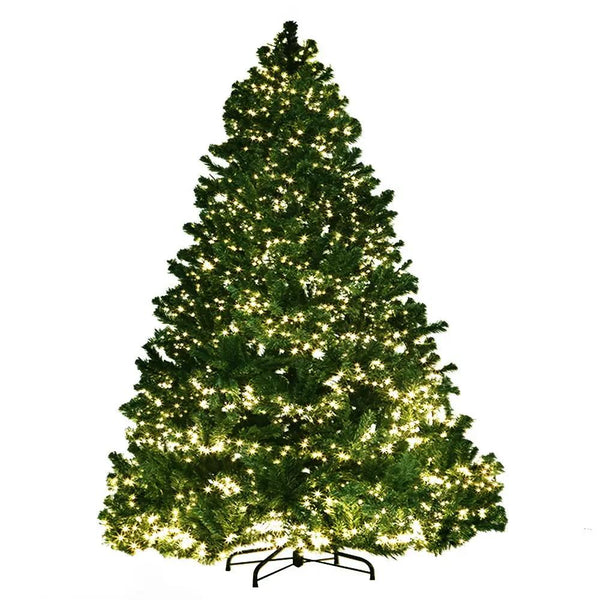 Jingle Jollys Christmas Tree 2.1M Xmas Tree with 3000 LED Lights Warm White Deals499