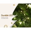Jingle Jollys Christmas Tree 2.4M With 1488 LED Lights Warm White Green Deals499