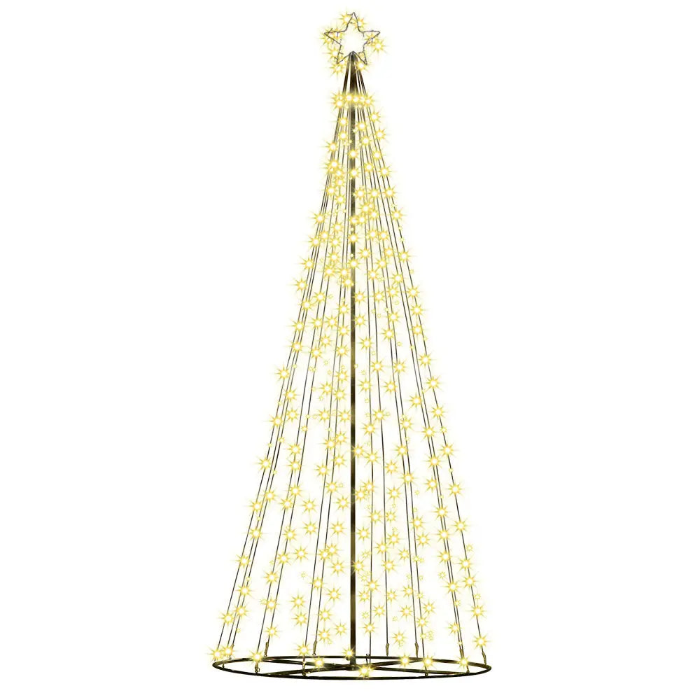 Jingle Jollys Christmas Tree 3.6M 400 LED Xmas Trees With Lights Warm White Deals499