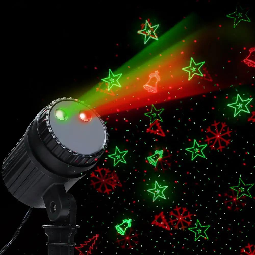 Jingle Jollys Moving LED Lights Laser Projector Landscape Lamp Christmas Decor Deals499