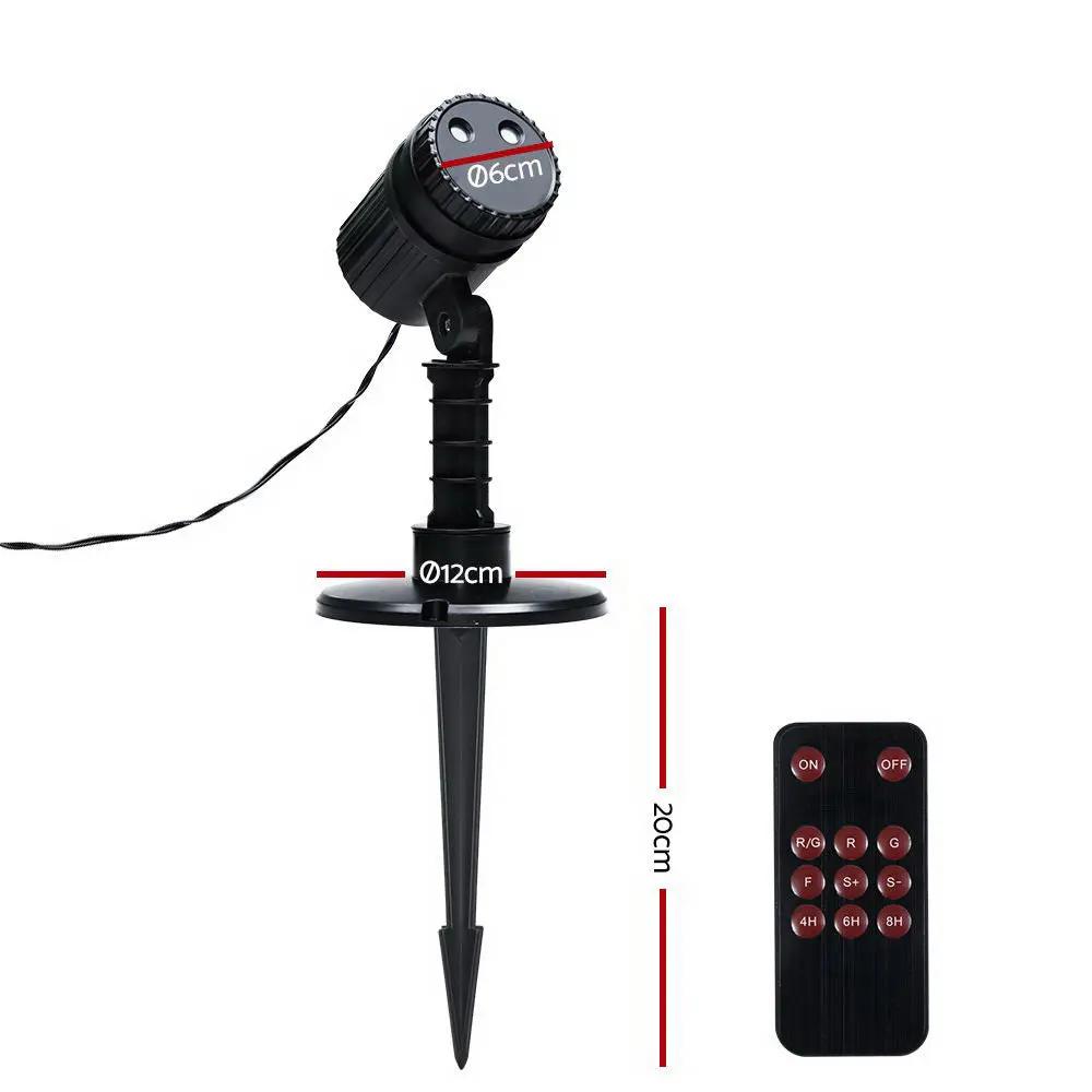 Jingle Jollys Moving LED Lights Laser Projector Landscape Lamp Christmas Decor Deals499