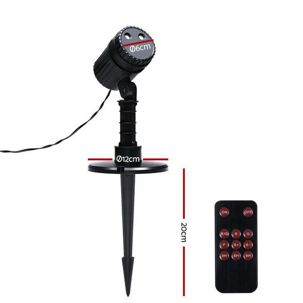 Jingle Jollys Moving LED Lights Laser Projector Landscape Lamp Christmas Decor Deals499