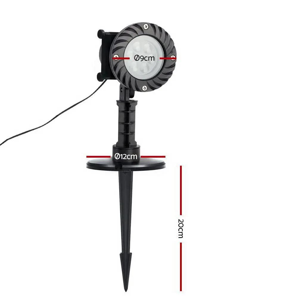 Jingle Jollys Pattern LED Laser Landscape Projector Light Lamp Christmas Party Deals499