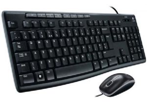 LOGITECH MK200 Media Keyboard and Mouse Combo 1000dpi USB 2.0 Full-size Keyboard Thin profile Instant access to applications LOGITECH