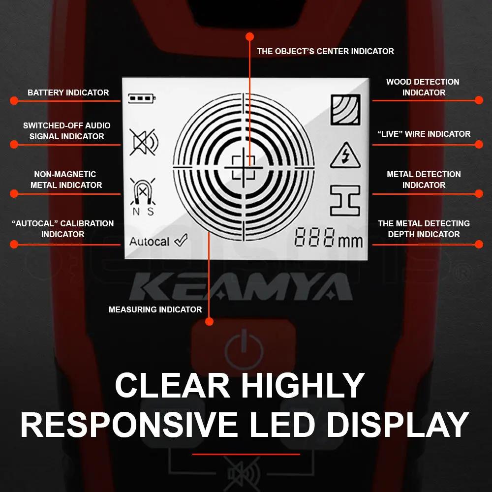 KEAMYA Digital Wall Scanner Multi Material Detector Universal Tester Stud Finder Deals499