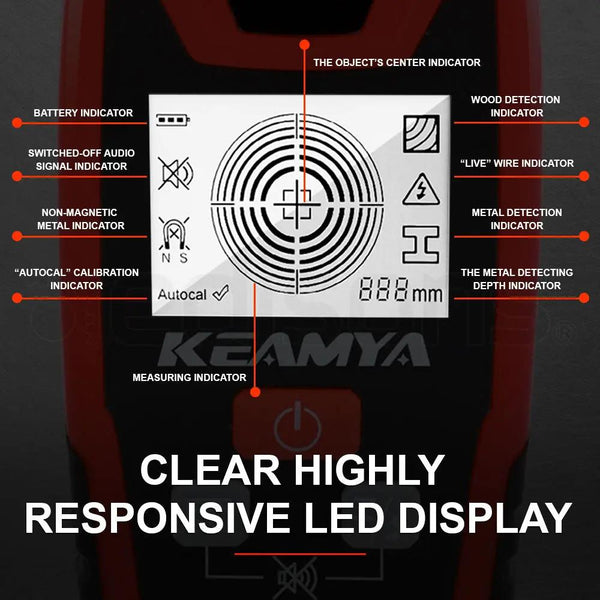 KEAMYA Digital Wall Scanner Multi Material Detector Universal Tester Stud Finder Deals499