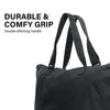 KOELE Black Shopper Bag Tote Bag Foldable Travel Laptop Grocery KO-DUAL Deals499