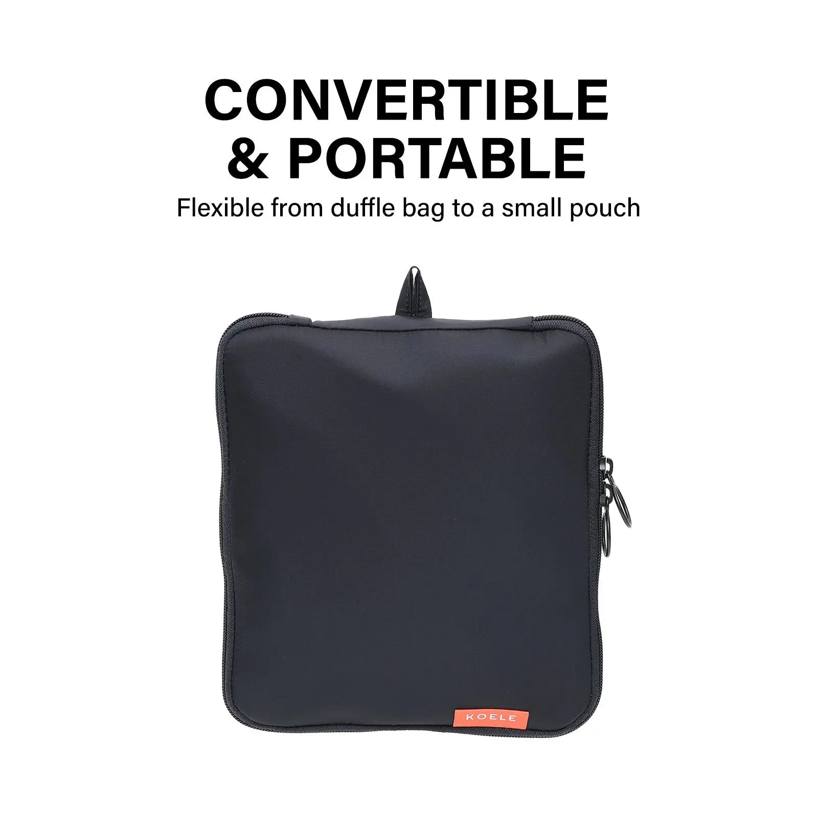 KOELE Navy Shopper Bag Travel Duffle Bag Foldable Laptop Luggage KO-BOSTON Deals499