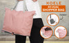KOELE Pink Shopper Bag Tote Bag Foldable Travel Laptop Grocery KO-DUAL Deals499