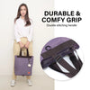 KOELE Purple Shopper Bag Tote Bag Foldable Travel Laptop Grocery KO-SHOULDER Deals499