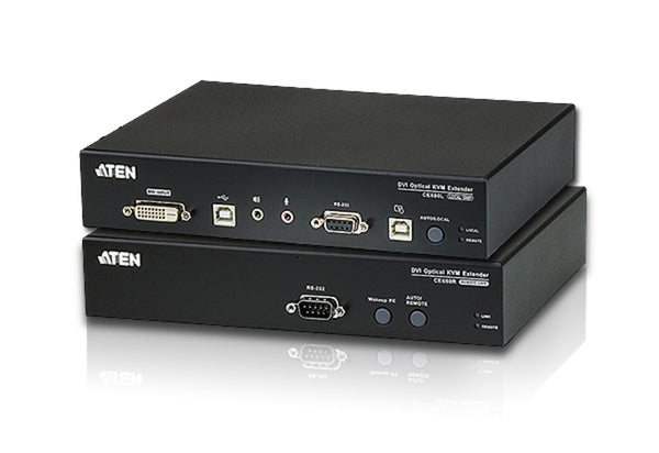 ATEN CE680-AT-U-V USB DVI Optical KVM Extender, extends 1920 x 1200 @ 600m ATEN