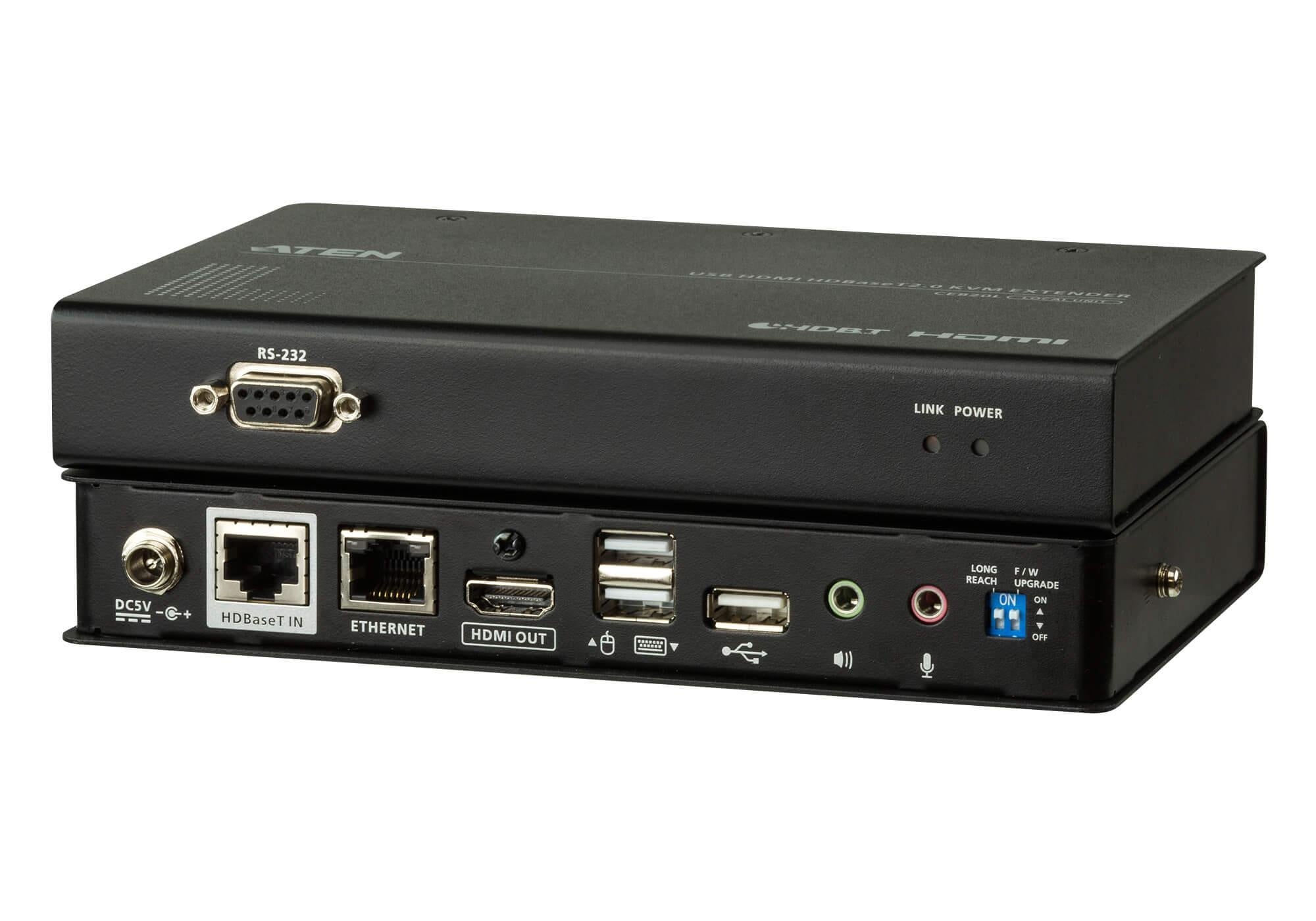 ATEN CE820-AT-U-V HDBaseT 2.0  HDMI 4K  KVM Console Extender with RS232 1920 x 1080 @ 150m ATEN
