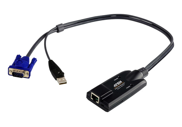 ATEN KVM Cable Adapter with RJ45 to VGA & USB for KH, KL, KM and KN series ATEN