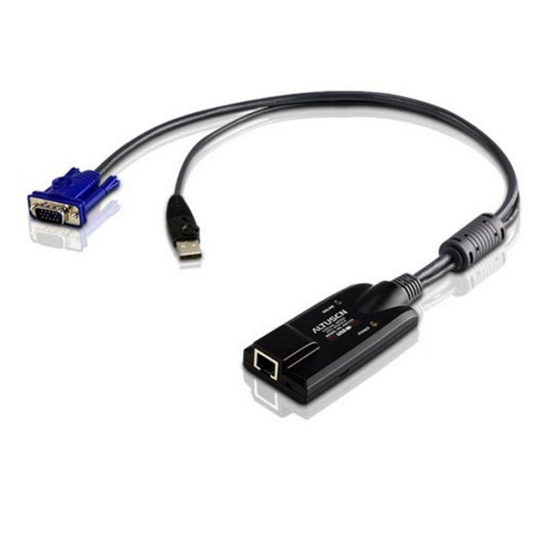 ATEN KVM Cable Adapter with RJ45 to VGA & USB, Supports Virtual Media ATEN