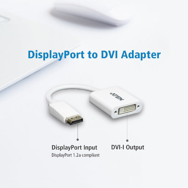 ATEN VanCryst DisplayPort (M) to DVI (F) adapter ATEN