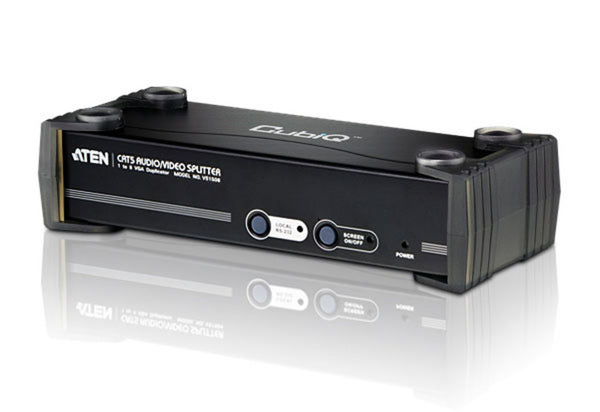 ATEN Professional Video Splitter 8 Port VGA Video Splitter over Cat5 w/ Audio and RS-232, 1920x1200@60Hz or 150m Max ATEN