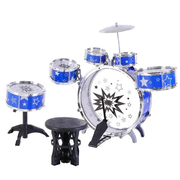 Keezi 11 Piece Kids Drum Set Deals499