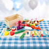 Keezi Kids Pretend Play Food Kitchen Wooden Toys Childrens Cooking Utensils Food Deals499