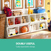 Keezi Kids Toy Box Stackable Bookshelf Storage Organiser Bookcase Shelf Deals499