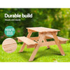 Keezi Kids Wooden Picnic Bench Set Deals499