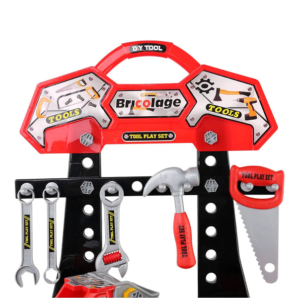 Keezi Kids Workbench Play Set - Red Deals499