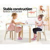 Keezi Nordic Kids Table Chair Set 3PC Desk Activity Study Play Children Modern Deals499