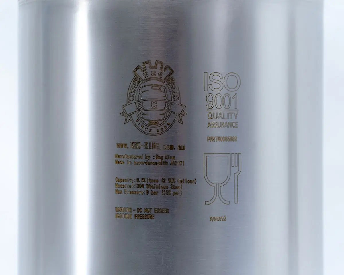 Keg King - Limited Edition True Blue 9.5L Ball Lock Cornelius 