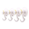 KiahLoc 4PC White 56mm Suction Hook Removable Deals499